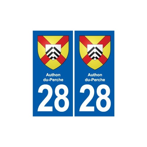 28 Cherisy blason autocollant plaque stickers ville