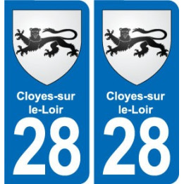28 Cherisy blason autocollant plaque stickers ville