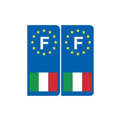 Italie F Autocollant