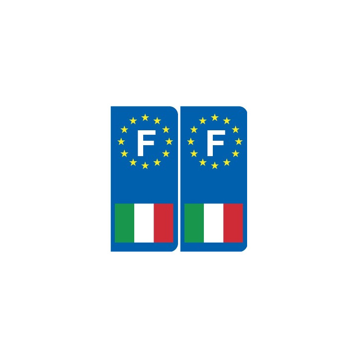 Italie F Autocollant
