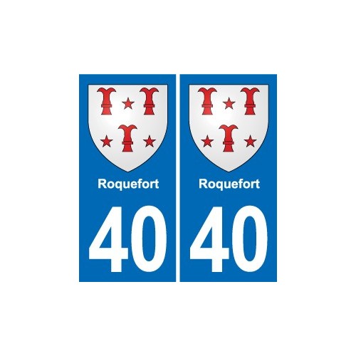 40 Magescq autocollant plaque blason stickers département ville