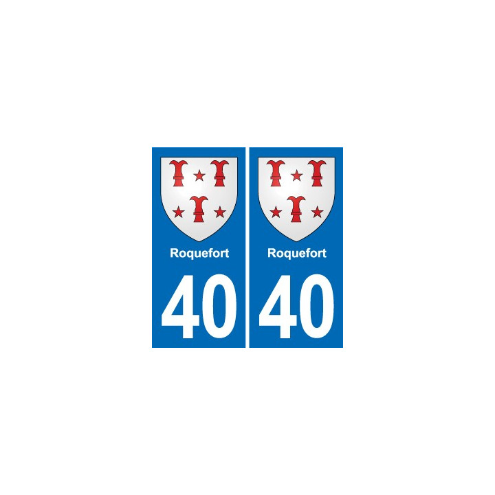40 Magescq autocollant plaque blason stickers département ville