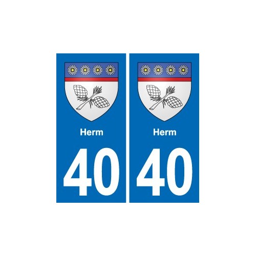40 Léon autocollant plaque blason stickers département ville