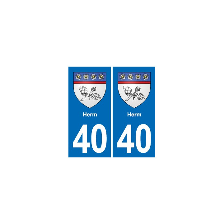40 Léon autocollant plaque blason stickers département ville
