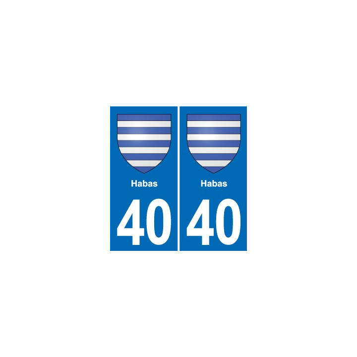 40 Léon autocollant plaque blason stickers département ville