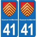 41 Montils blason ville autocollant plaque stickers département ville