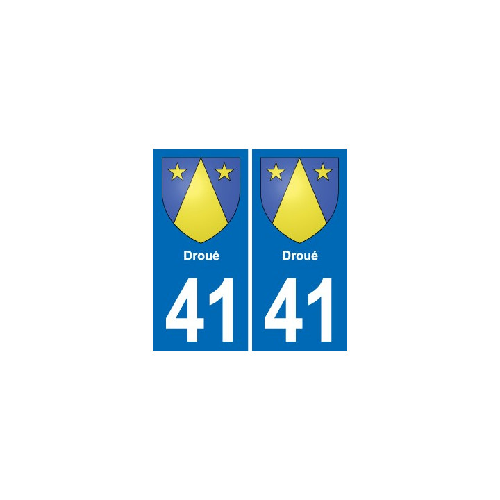 41 Montils blason ville autocollant plaque stickers département ville