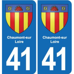 41 Montils blason ville autocollant plaque stickers département ville
