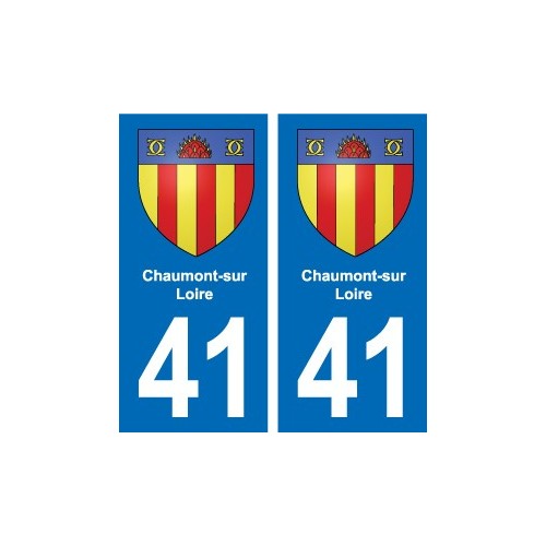 41 Montils blason ville autocollant plaque stickers département ville