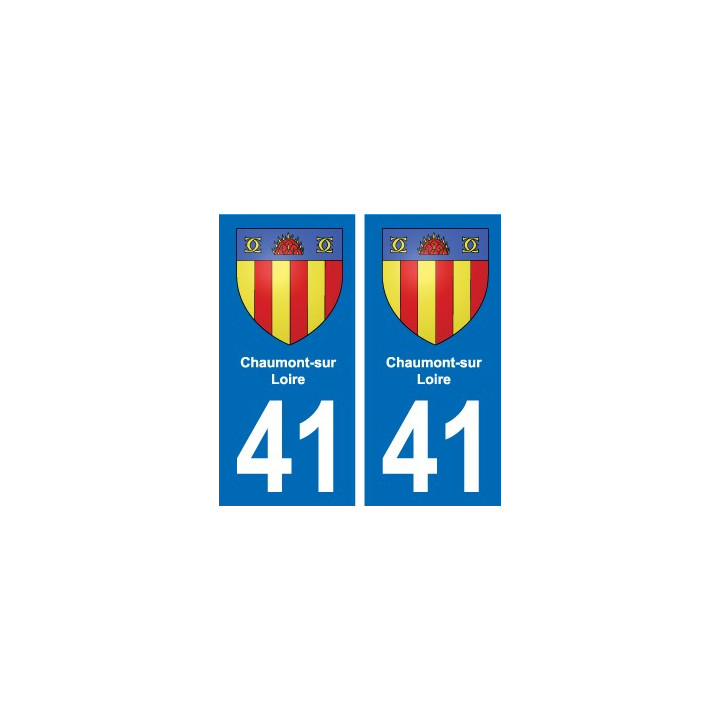 41 Montils blason ville autocollant plaque stickers département ville