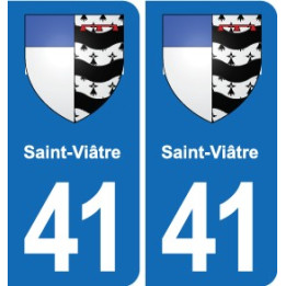 41 Montils blason ville autocollant plaque stickers département ville
