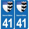 41 Montils blason ville autocollant plaque stickers département ville