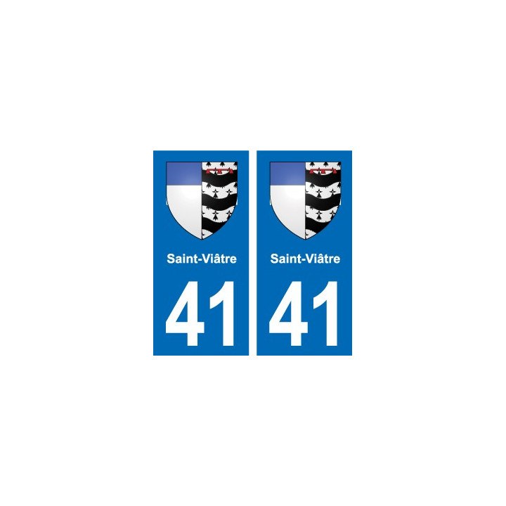 41 Montils blason ville autocollant plaque stickers département ville