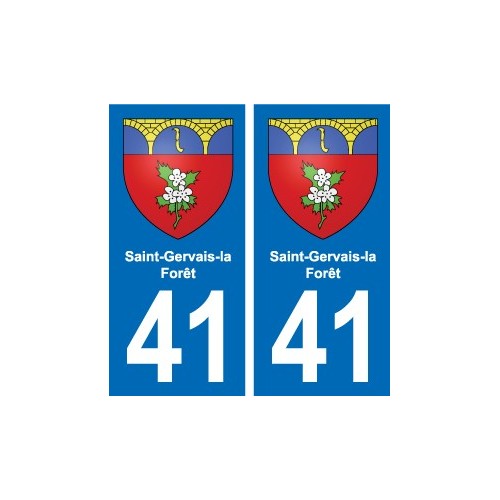 41 Montils blason ville autocollant plaque stickers département ville