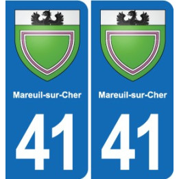 41 Montils blason ville autocollant plaque stickers département ville