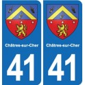 41 Montils blason ville autocollant plaque stickers département ville