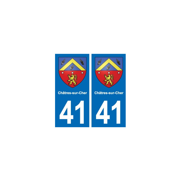 41 Montils blason ville autocollant plaque stickers département ville