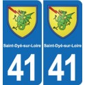 41 Montils blason ville autocollant plaque stickers département ville