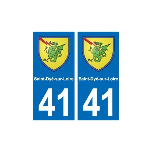 41 Montils blason ville autocollant plaque stickers département ville
