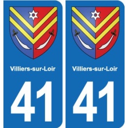 41 Montils blason ville autocollant plaque stickers département ville