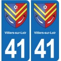 41 Montils blason ville autocollant plaque stickers département ville
