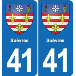 41 Montils blason ville autocollant plaque stickers département ville