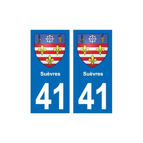 41 Montils blason ville autocollant plaque stickers département ville