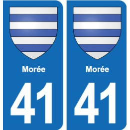 41 Montils blason ville autocollant plaque stickers département ville