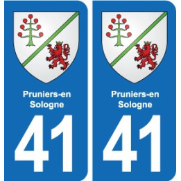 41 Montils blason ville autocollant plaque stickers département ville