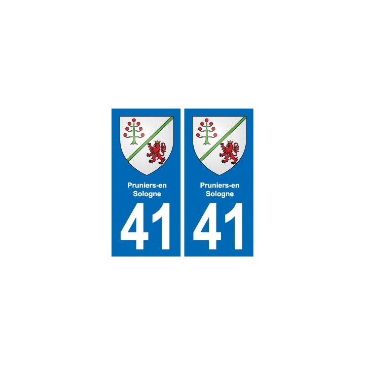 41 Montils blason ville autocollant plaque stickers département ville