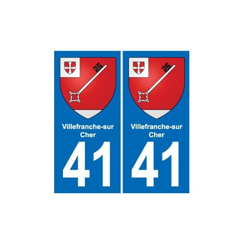 41 Montils blason ville autocollant plaque stickers département ville