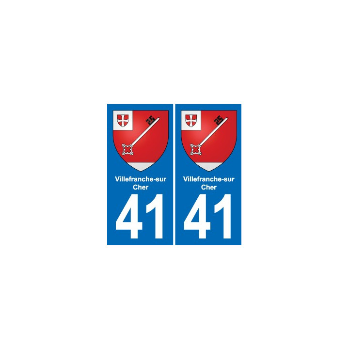 41 Montils blason ville autocollant plaque stickers département ville