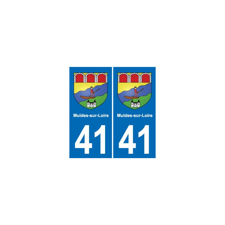 41 Montils blason ville autocollant plaque stickers département ville