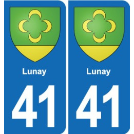 41 Montils blason ville autocollant plaque stickers département ville