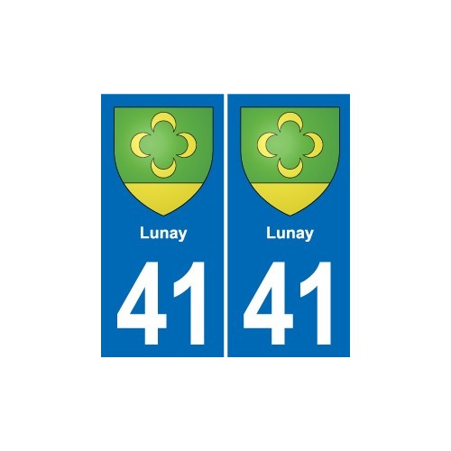 41 Montils blason ville autocollant plaque stickers département ville