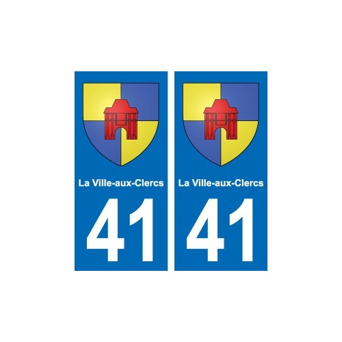 41 Montils blason ville autocollant plaque stickers département ville