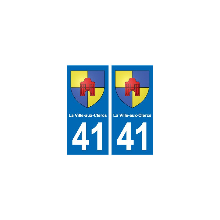 41 Montils blason ville autocollant plaque stickers département ville