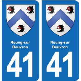 41 Montils blason ville autocollant plaque stickers département ville