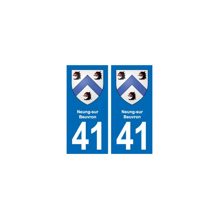 41 Montils blason ville autocollant plaque stickers département ville