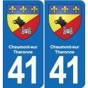 41 Montils blason ville autocollant plaque stickers département ville