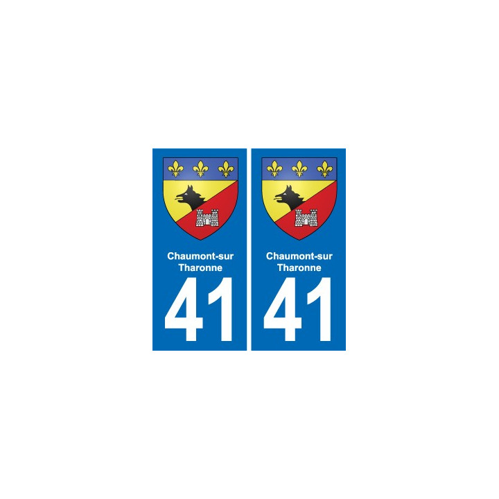 41 Montils blason ville autocollant plaque stickers département ville