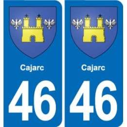 46 Luzech blason autocollant plaque stickers ville