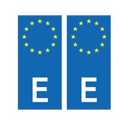 Espagne España europe autocollant plaque