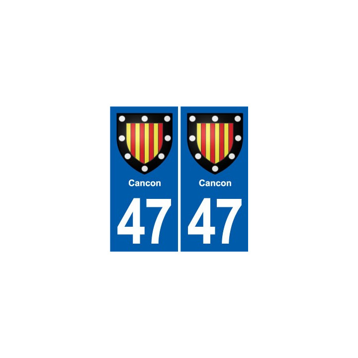 47 Estillac blason autocollant plaque stickers ville