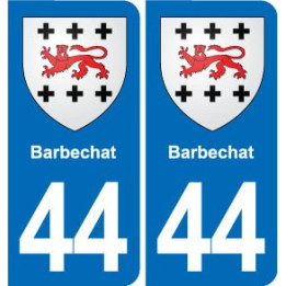 44 Héric blason  ville autocollant plaque stickers