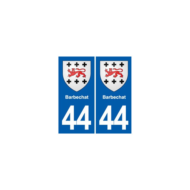 44 Héric blason  ville autocollant plaque stickers
