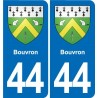 44 Héric blason  ville autocollant plaque stickers