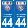 44 Héric blason  ville autocollant plaque stickers