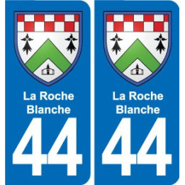 44 Héric blason  ville autocollant plaque stickers