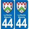 44 Héric blason  ville autocollant plaque stickers